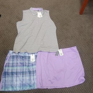 3 piece mix and match golf/tennis outfit